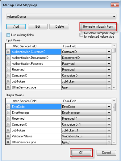 BPG - Design Patterns - Address Verification - Manage Field Mappings