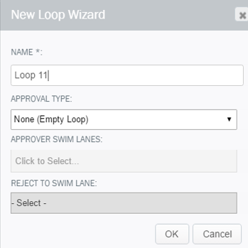 Asistente para crear un nuevo bucle de Winshuttle Composer