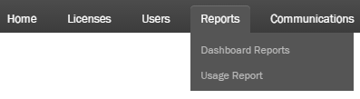Winshuttle Connect Main Menu - Reports