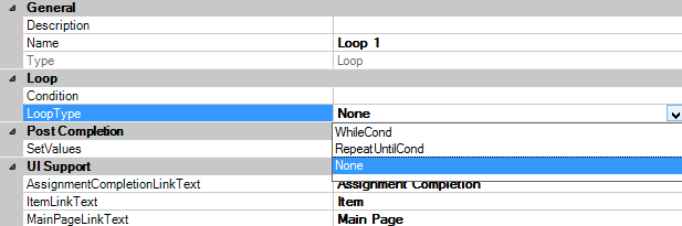 Looptype None