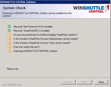System Check