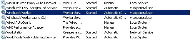 WinshuttleWorker Service Service