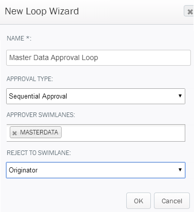 Ejemplo del Asistente para crear un nuevo bucle de Winshuttle Composer Ejemplo del Asistente para crear un nuevo bucle de Winshuttle Composer