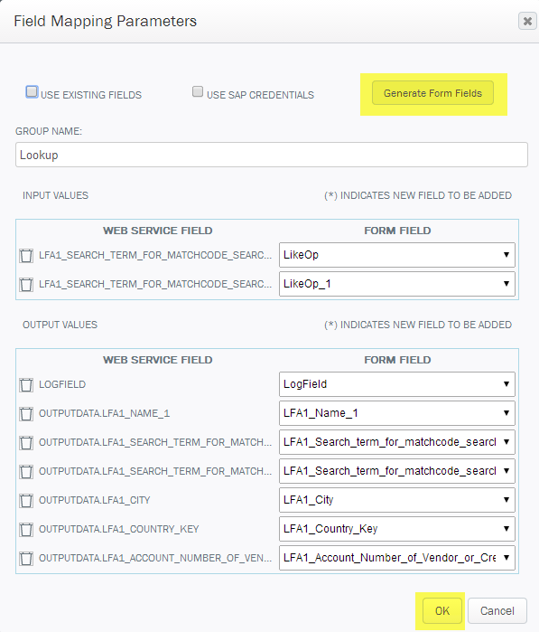 Composer-importing a script and generating form field screenshot