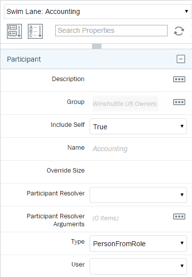 Propriétés de couloir Winshuttle Composer