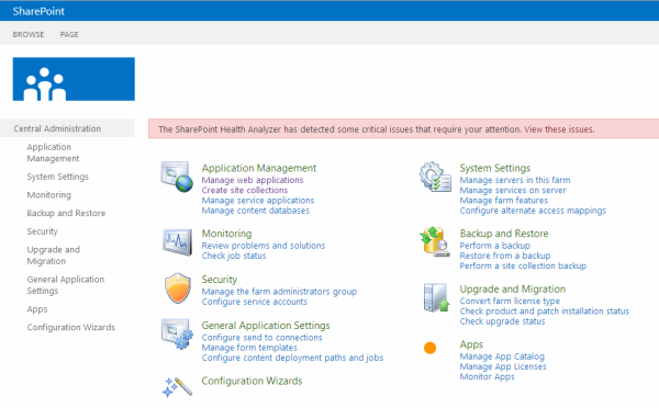 Gérer les applications Web