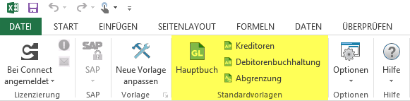 Erhältliche Vorlagen