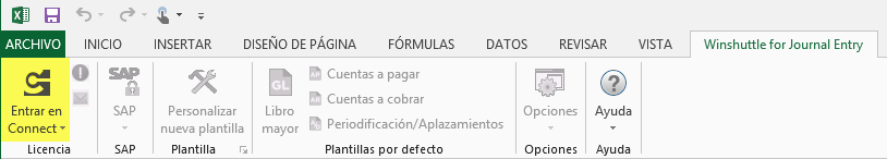 botón de inicio de sesión en connect
