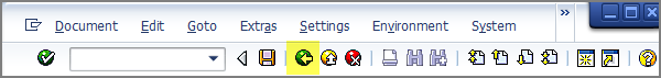 back button in sap gui