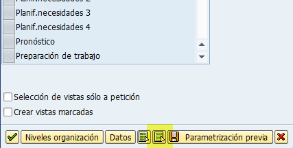 botón deseleccionar