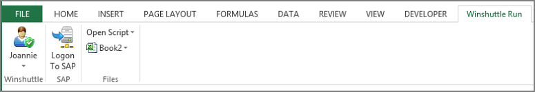 Schaltfläche zum Anmelden bei SAP