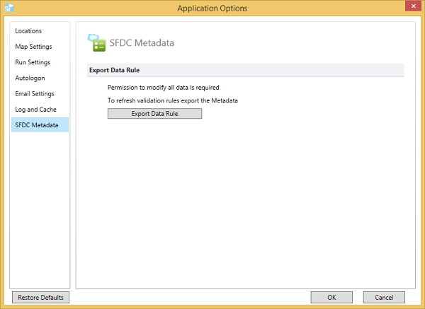 sfdc metadata tab