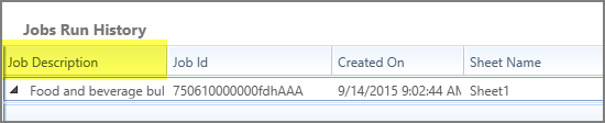 job id under jobs run history