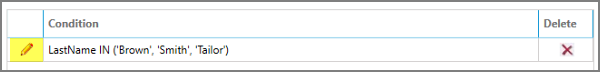edit condition button