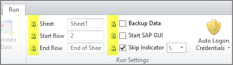 padlocks to left of settings