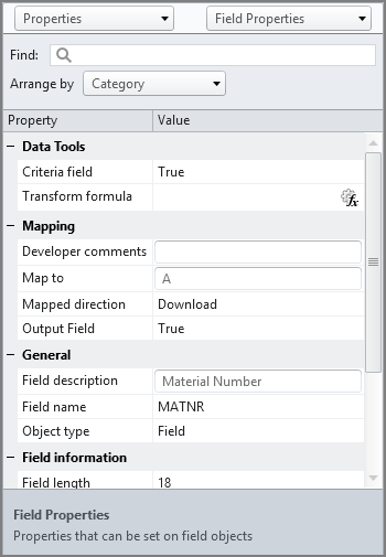 propiedades de query