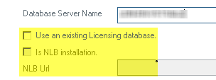 LMS NLB checkboxes