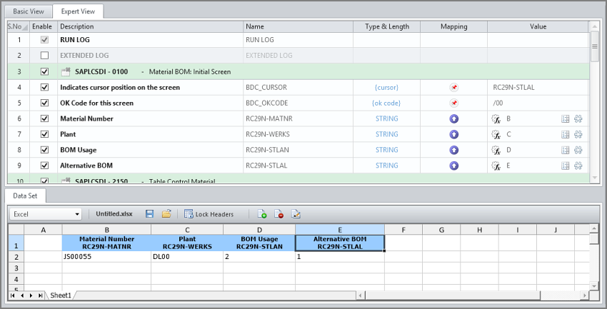 expert view of mapper