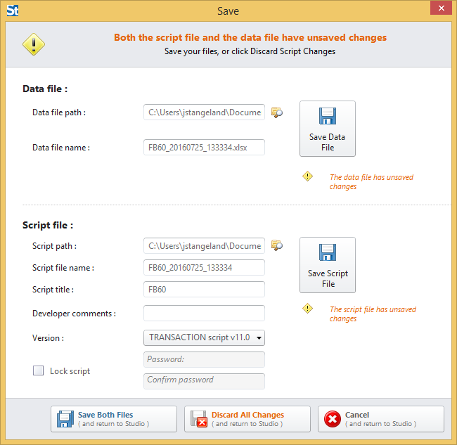 save dialog box