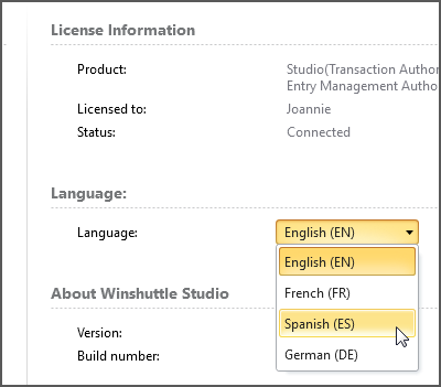 language list