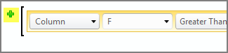 bouton de signe plus