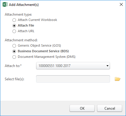add attachments box