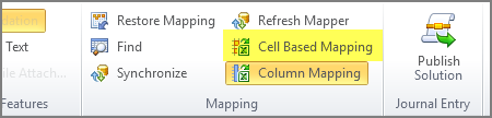 cell based mapping button