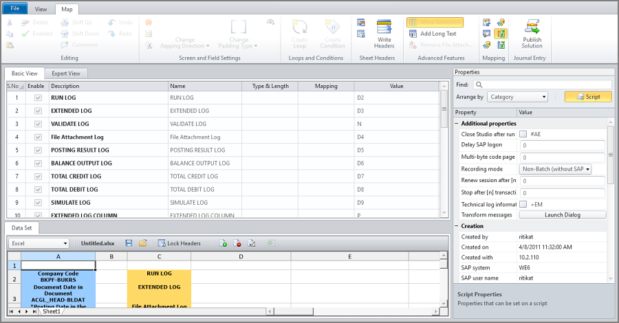 mapper basic tab